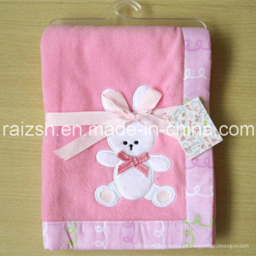 Fleecedecke Baby Pink Bunny Decke für den Großhandel